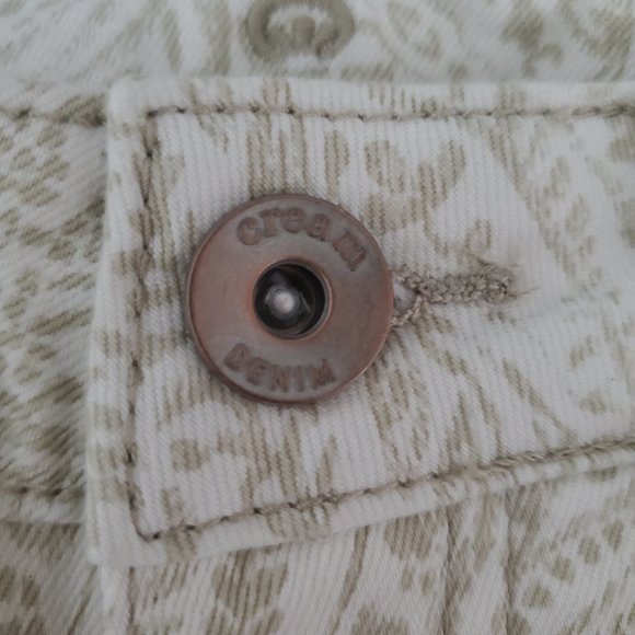 HOST PICK* Women's Boho Jeans Embroidered Paisley Print Festival Coastal Cowgirl - Picture 11 of 15